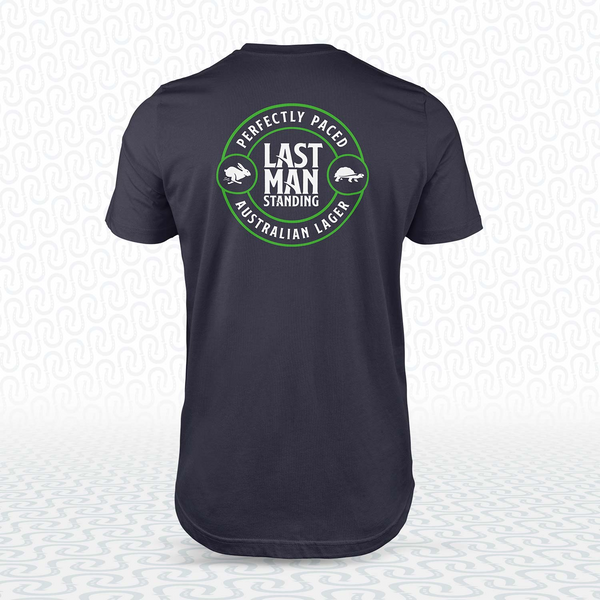 Last Man Standing Logo Tee – Navy 2 colour