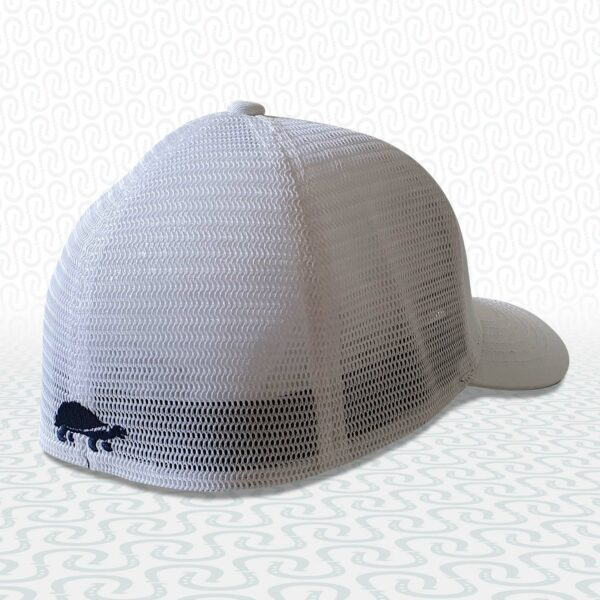 LMS Flexifit White Mesh Trucker