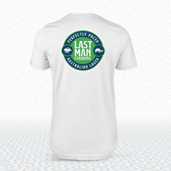 Last Man Standing Logo Tee – White