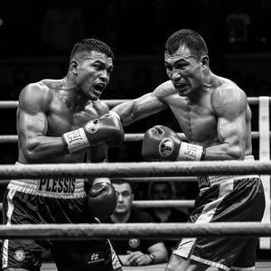 Dricus Du Plessis and Khamzat Chimaev face off in the octagon