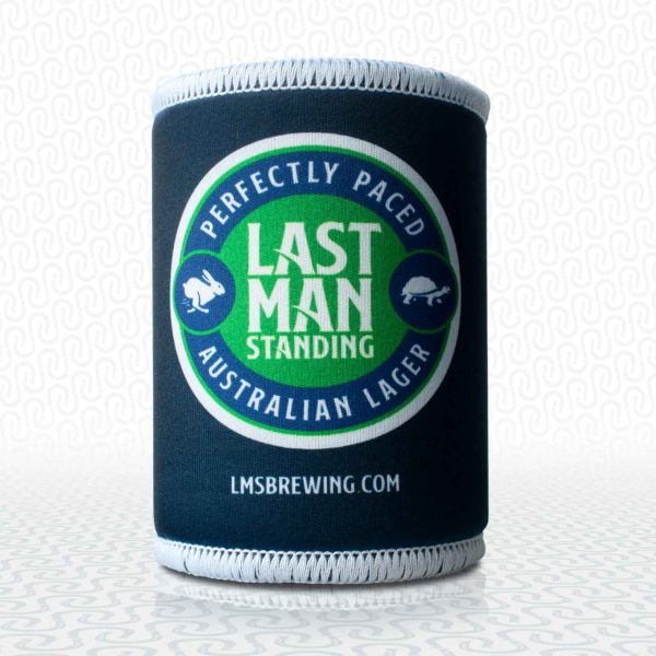 LMS Stubby Cooler - Crisp Refreshing Australian Lager Last Man Standing
