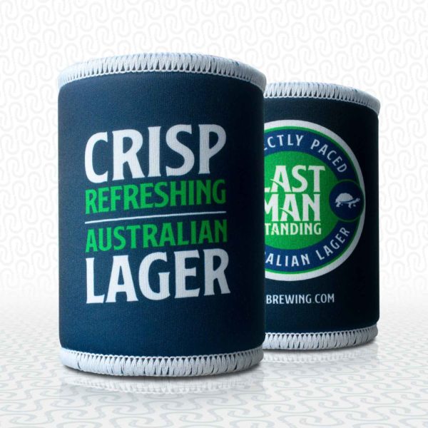 LMS Stubby Cooler - Crisp Refreshing Australian Lager Last Man Standing