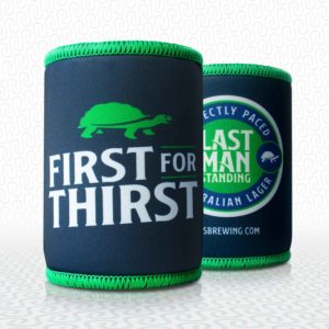 LMS Stubby Cooler - First For Thirst Last Man Standing
